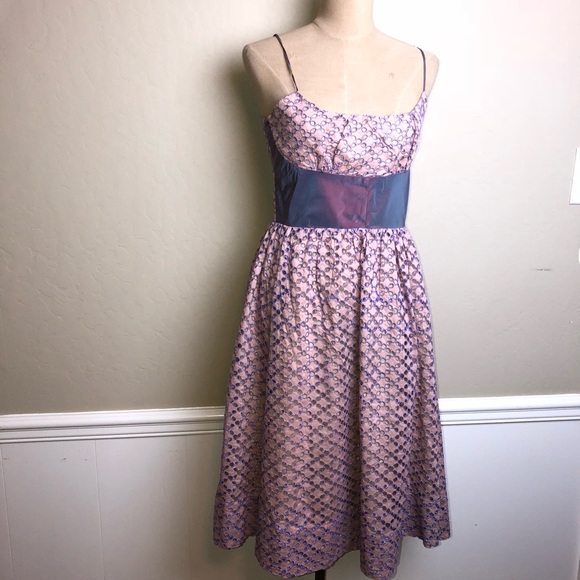 Tracy Reese Dresses & Skirts - Tracy Reese eyelet and satin dress
